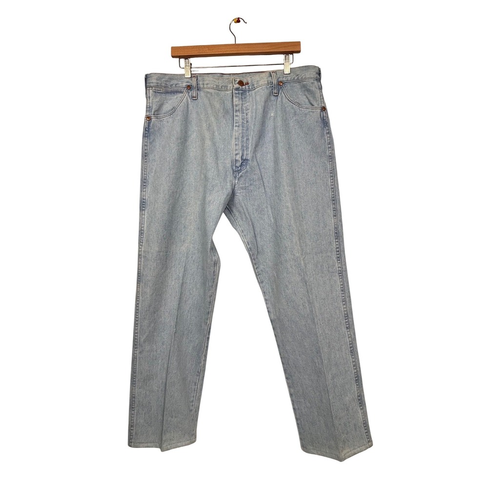 Wrangler Cowboy Cut Jeans Mens 40x30 Light Wash Regular Fit Made in USA NWT